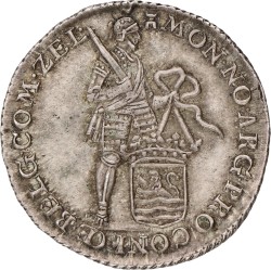 Achtste zilveren dukaat of 'Pietje'. Zeeland. 1766. XF
