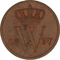 1 Cent Willem I 1837. FDC.