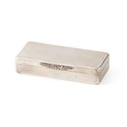 Snuifdoos, C.J. Vander, Londen 1966, zilver