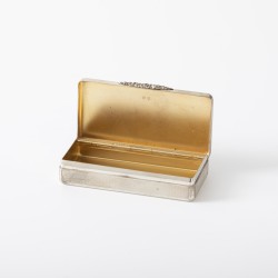 Snuifdoos, C.J. Vander, Londen 1966, zilver