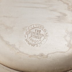 Fruitmand, Alexander Clark, Birmingham 1909, zilver