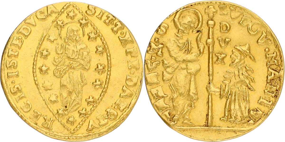 Italian states. Venice. Lodovico Manin. Zecchino. ND (1789 - 1797). VF