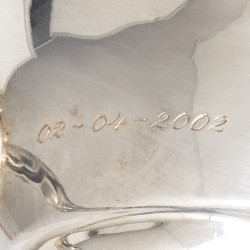 Schaal, Mazzucato, Milaan, ca. 2000, zilver