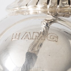 Schaal, Mazzucato, Milaan, ca. 2000, zilver