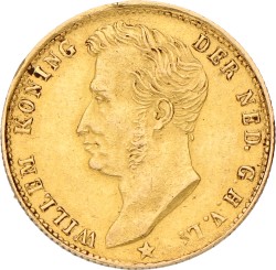 5 Gulden. Willem I. 1827. Open B. VF / XF.