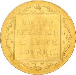 Gouden Dukaat. Willem I. 1928. VF / XF.