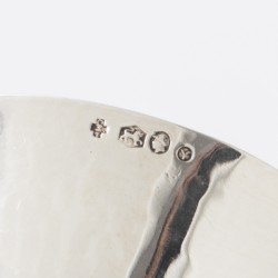 Art Deco pastille- en bonbonschaal (2), C. Mansvelt, Rotterdam 1933, zilver