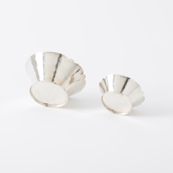 Art Deco pastille- en bonbonschaal (2), C. Mansvelt, Rotterdam 1933, zilver