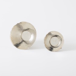 Art Deco pastille- en bonbonschaal (2), C. Mansvelt, Rotterdam 1933, zilver
