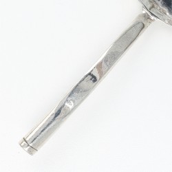 Miniatuur poffertjespan, Jan Borduur jr. (1731-1766), Amsterdam 1756, zilver