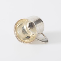 Tiffany & Co. "Man in the moon" kinderdrinkbeker, New York 2000, zilver