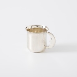 Tiffany & Co. "Man in the moon" kinderdrinkbeker, New York 2000, zilver