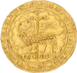 Gouden lam. Vlaanderen. Lodewijk van Male. ND (1346 - 1384). VF / XF