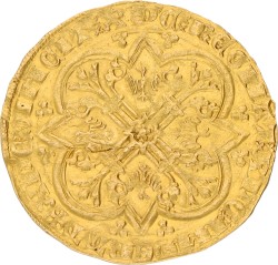 Gouden lam. Vlaanderen. Lodewijk van Male. ND (1346 - 1384). VF / XF