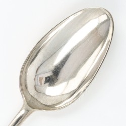 Dinerlepel, Willem Carel van Meurs, Zutphen 1774, zilver