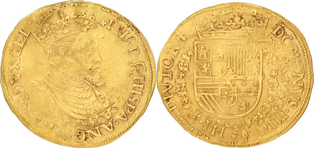 Gouden reaal. Gelderland. Philips II. ND (1557 - 1560). VF +