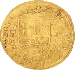 Gouden reaal. Gelderland. Philips II. ND (1557 - 1560). VF +
