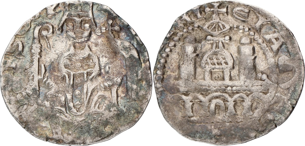 German States. Cologne, Archbishopric of. Philip I of Heinsberg. Denier. ND (1167 - 1191). F