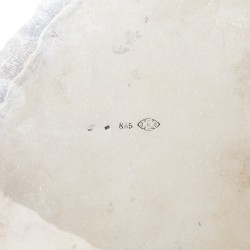 Theedoos / koektrommel, J. Kurz & Co., Hanau ca. 1900, zilver