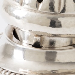 Art Deco suikerstrooibus, Denemarken 1925, zilver