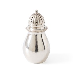 Art Deco suikerstrooibus, Denemarken 1925, zilver