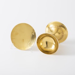 Miskelk met pateen en lepeltje, H. Verdonck & Zonen, Gent ca. 1930-1940, zilver