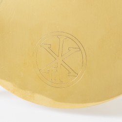 Miskelk met pateen en lepeltje, H. Verdonck & Zonen, Gent ca. 1930-1940, zilver