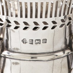 Epergne / tafelmiddenstuk, William Hutton & Sons, Birmingham 1916, zilver