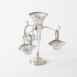 Epergne / tafelmiddenstuk, William Hutton & Sons, Birmingham 1916, zilver