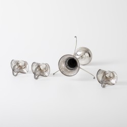 Epergne / tafelmiddenstuk, William Hutton & Sons, Birmingham 1916, zilver