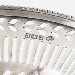 Epergne / tafelmiddenstuk, William Hutton & Sons, Birmingham 1916, zilver