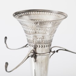 Epergne / tafelmiddenstuk, William Hutton & Sons, Birmingham 1916, zilver