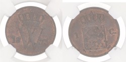 1 Cent. Willem III. 1873. MS 63 RB.