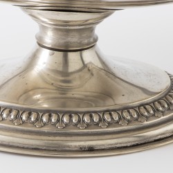 Art Nouveau fruitschaal, Europa ca. 1900, zilver