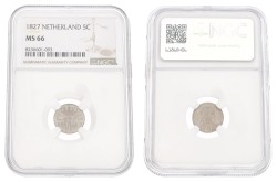 5 Cent. Willem I. 1827. MS 66