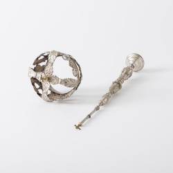 Beugelkroon en scepter, Wieger Husselman, Deventer ca. 1830, zilver