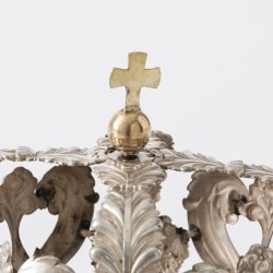 Beugelkroon en scepter, Wieger Husselman, Deventer ca. 1830, zilver