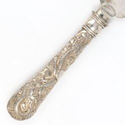 Paginadraaier (China Export Silver), JIA 甲 / Yu Hua 玉華, China Tangshan 唐山 Hebei Province 河北 ca. 1890-1910, zilver