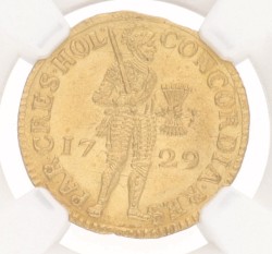 Gouden Dukaat. Holland. 1729. MS 62.