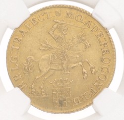 Gouden Rijder van 14 gulden. Utrecht. 1751. AU 55.