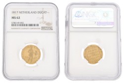 Gouden Dukaat. Willem I. 1817. MS 62.