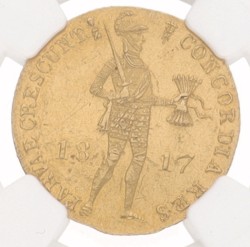 Gouden Dukaat. Willem I. 1817. MS 62.