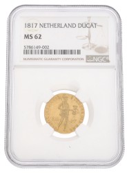 Gouden Dukaat. Willem I. 1817. MS 62.