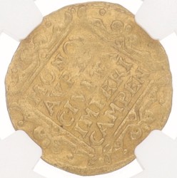 Gouden dukaat. Kampen. 1654. MS 61.