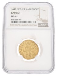 Gouden Dukaat. Kampen. 1649. MS 61.