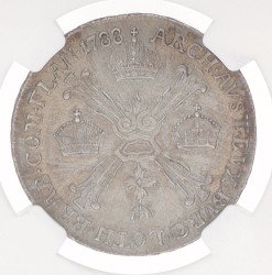 Belgium. Austrian Netherlands. Joseph II. ¼ Kronenthaler. 1788H. MS 62.