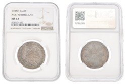 Belgium. Austrian Netherlands. Joseph II. ¼ Kronenthaler. 1788H. MS 62.