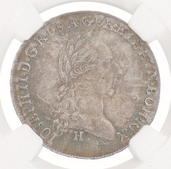 Belgium. Austrian Netherlands. Joseph II. ¼ Kronenthaler. 1788H. MS 62.