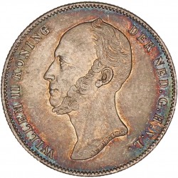 ½ Gulden Willem II 1848. FDC -.