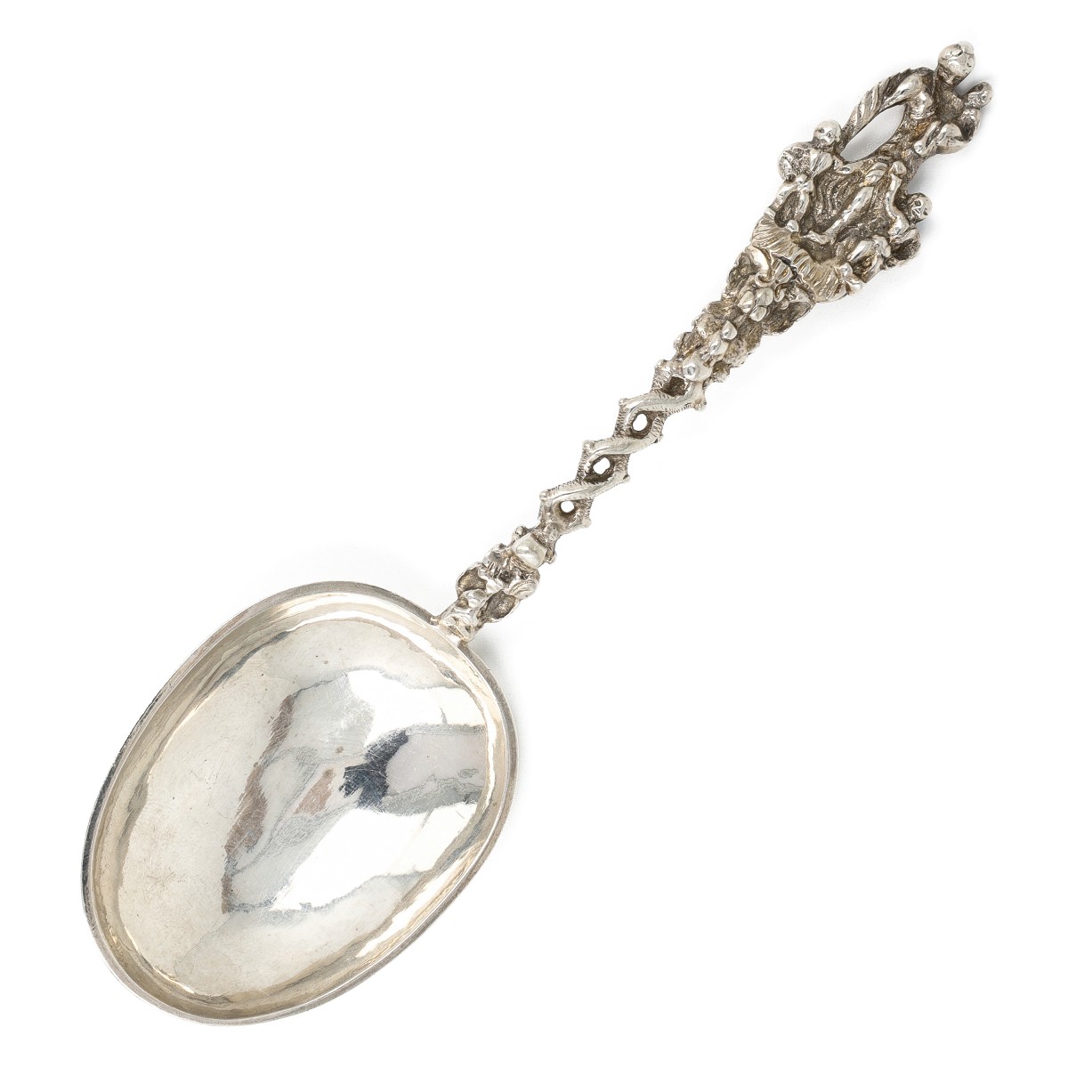 Overlijdens- / gelegenheidslepel, Hotze Swerms, Harlingen ca. 1715-1720, zilver